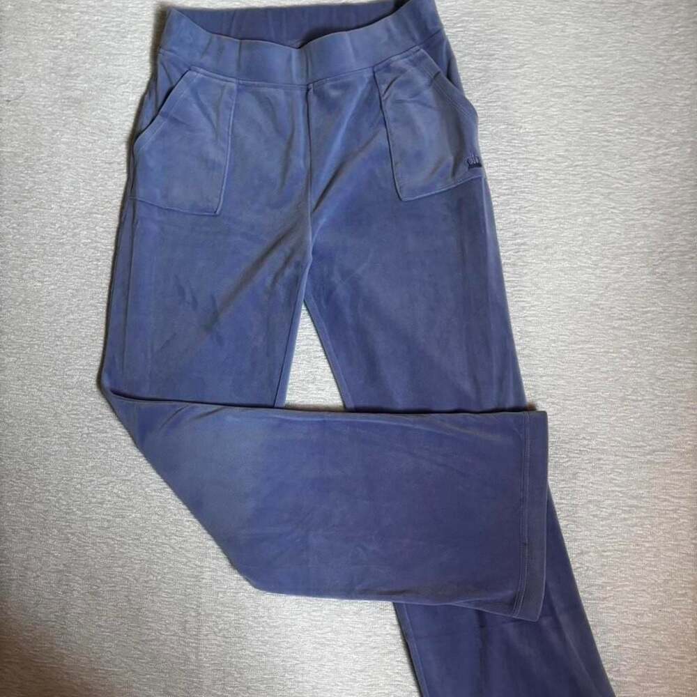 Juicy Couture Purple Velour Flare Pants